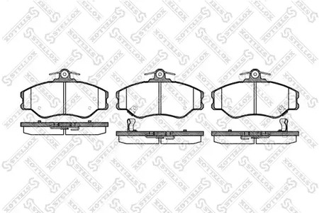 Колодки дисковые передние STELLOX 505 002-SX